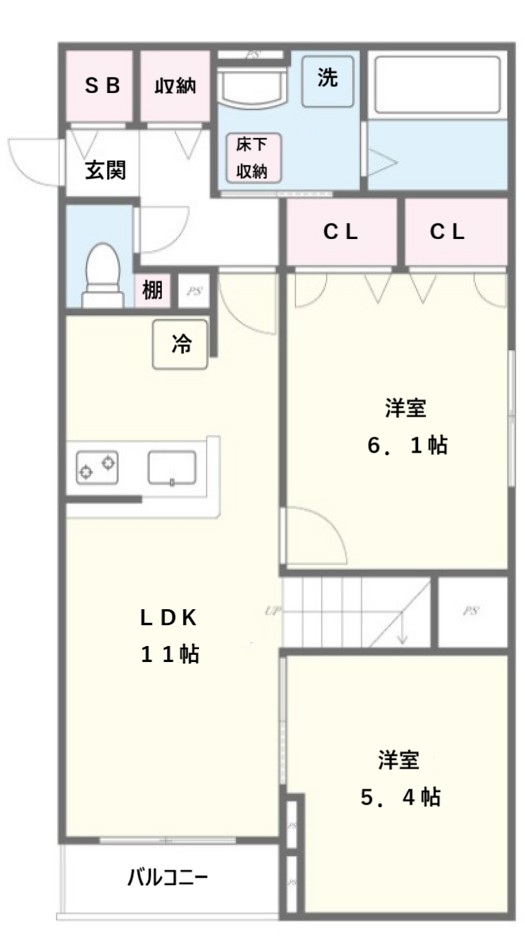 フォレストハイムの間取り