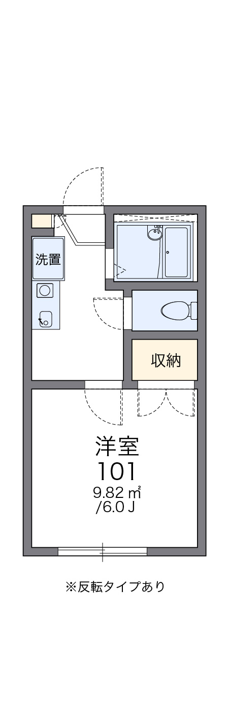 レオパレスユーカリの間取り