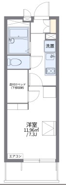 レオパレスISHIDAの間取り