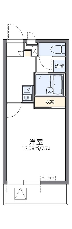 レオパレスリラの間取り