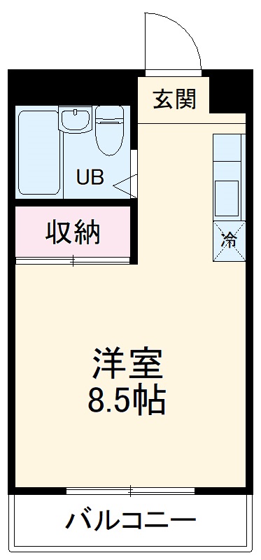 シティハウス八剣の間取り