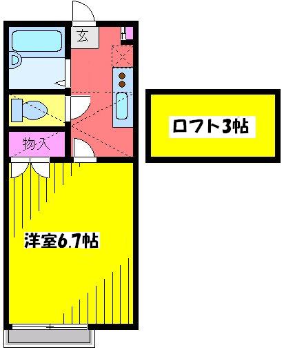 リューデスハイムⅡの間取り