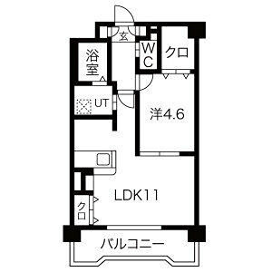 翠城Ⅱの間取り