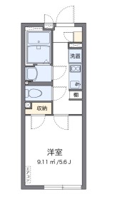 クレイノフローラ大森西の間取り