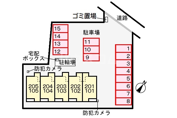 19/25 駐車場