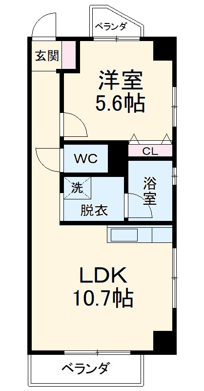 四軒家ヒルズの間取り