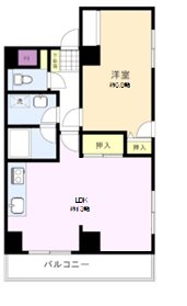 シティーコート西八王子の間取り