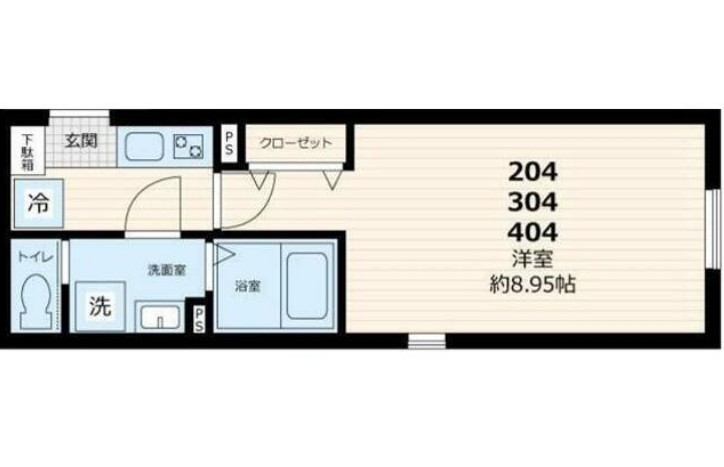 GATE Residence Mitakaの間取り