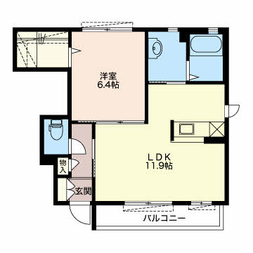 サンシャイン グリチーネの間取り