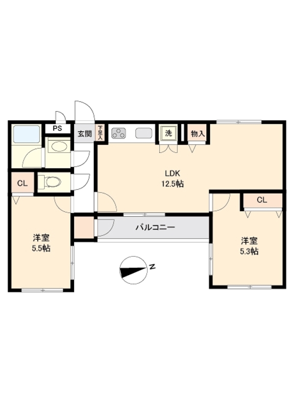 ピラミデ川口の間取り