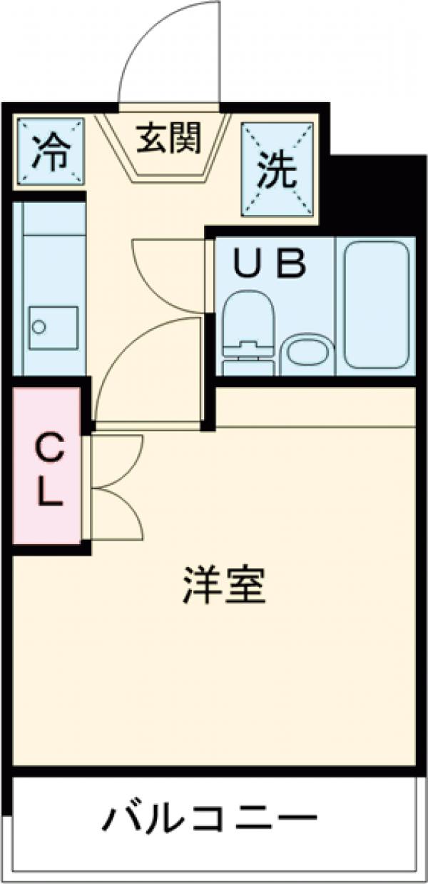 ルーブル池尻大橋の間取り
