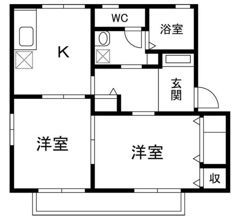 プランドールA棟の間取り