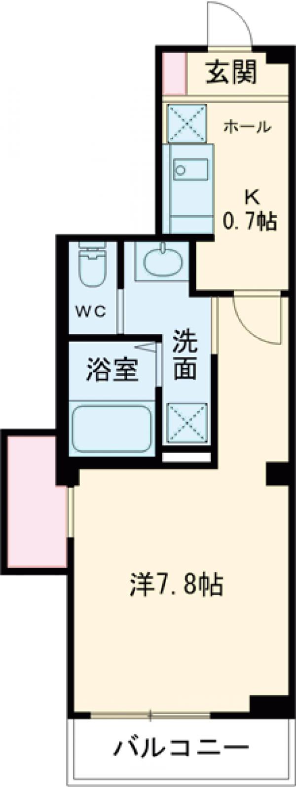 ソレアード四ツ谷の間取り