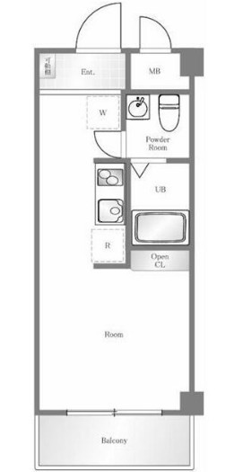 グローリア初穂高円寺の間取り