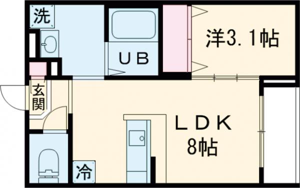 robot home 六町Ⅲの間取り