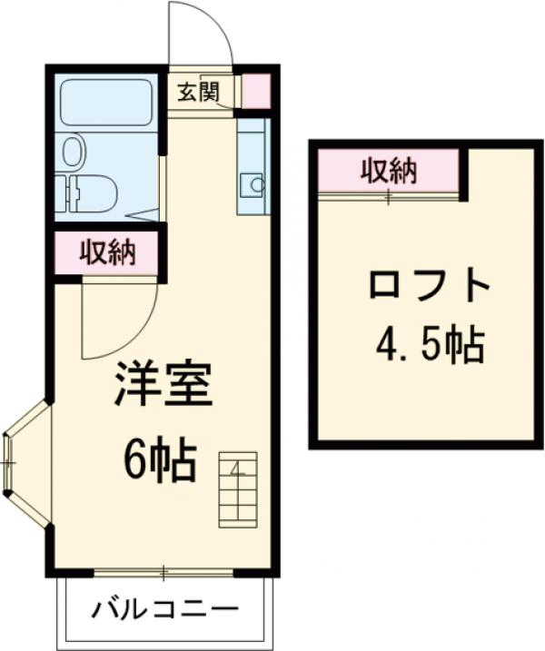 ソレイユひばりヶ丘Ⅰの間取り
