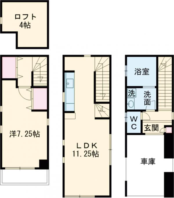 (仮称)荒川6丁目戸建の間取り