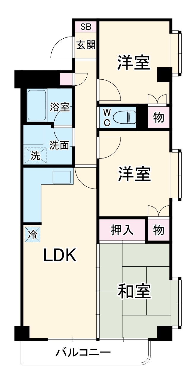 レスティー戸塚第一 の間取り