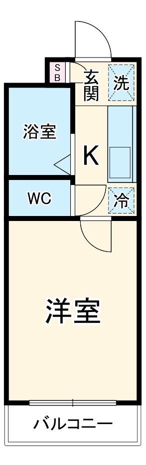 シャモールSTBの間取り