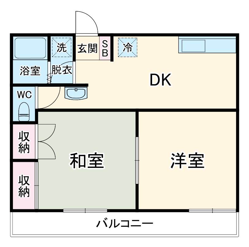 グリーンハイムTWOの間取り