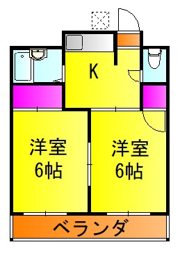 マンション三鈴の間取り