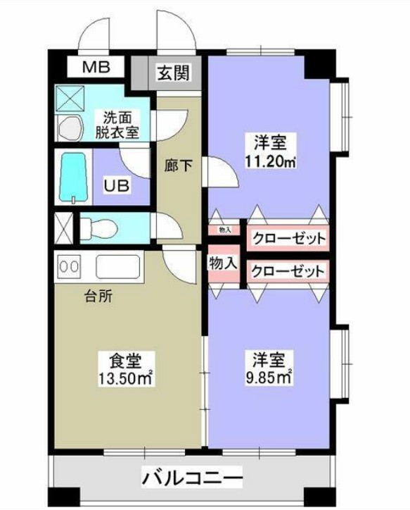 ボナールの間取り