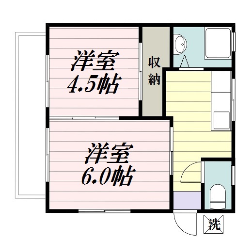 コーポ内山の間取り