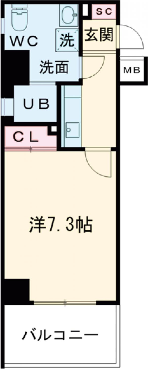 KDXレジデンス中延の間取り