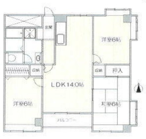 ウドノレジデンスの間取り