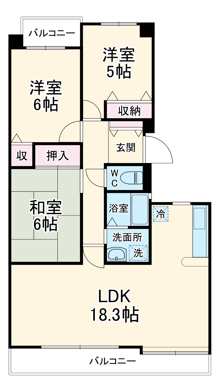 グラヂオーソの間取り