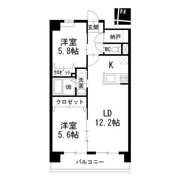 バンクーバー1100の間取り