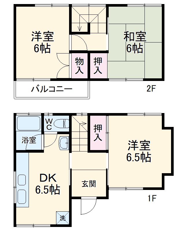 池辺町戸建の間取り