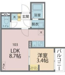 カインドネス東浦和の間取り