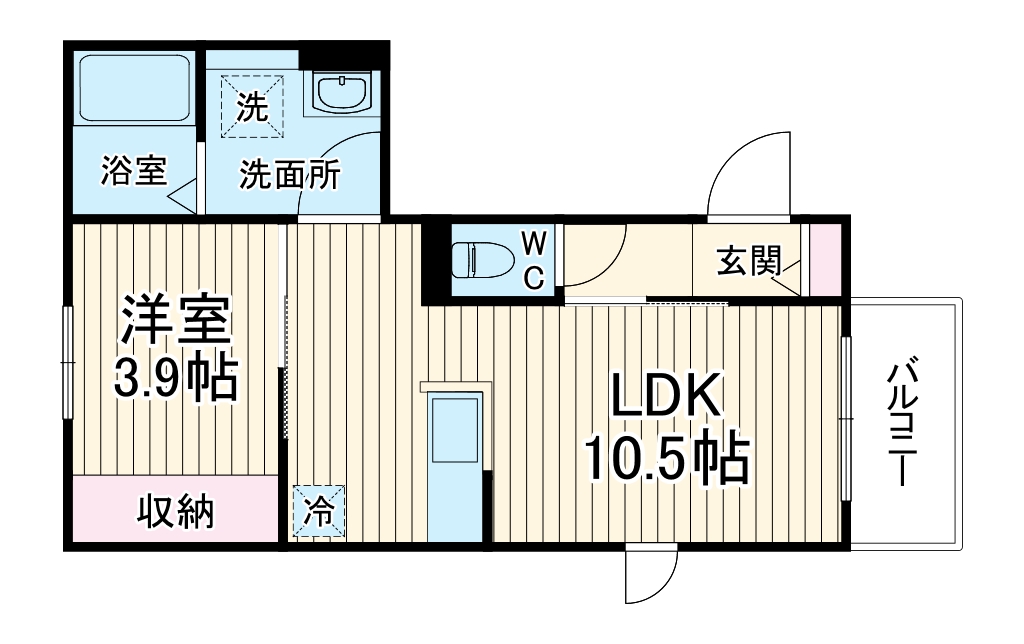 LUM HEIGHTSの間取り