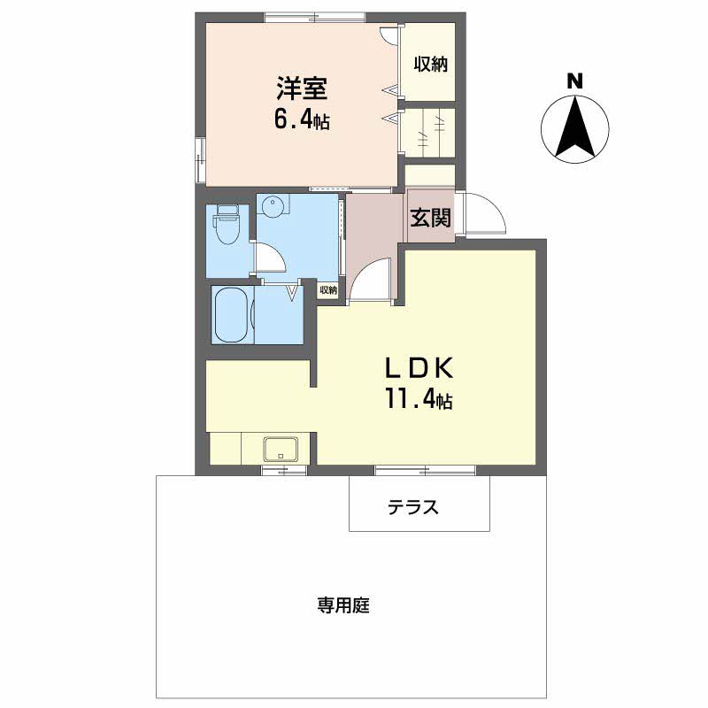 ビクトワールCの間取り