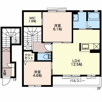 ルミエールN Aの間取り