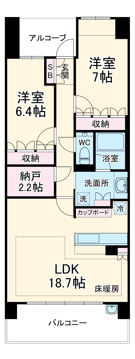 ザ・パークハウス池下の間取り