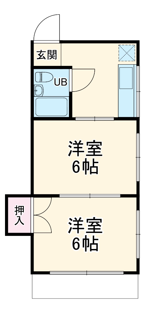 リバーコープ氷川の間取り