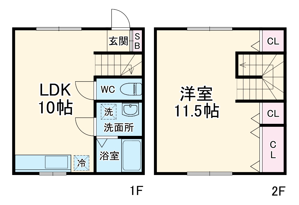 LIBERTY草加の間取り
