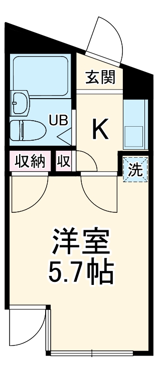 カミキマンションの間取り