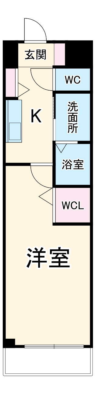 エクシヴコートの間取り