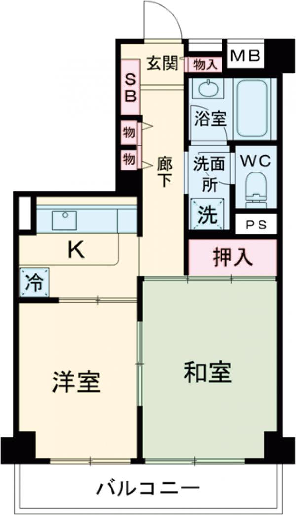 ベルエア新高円寺の間取り