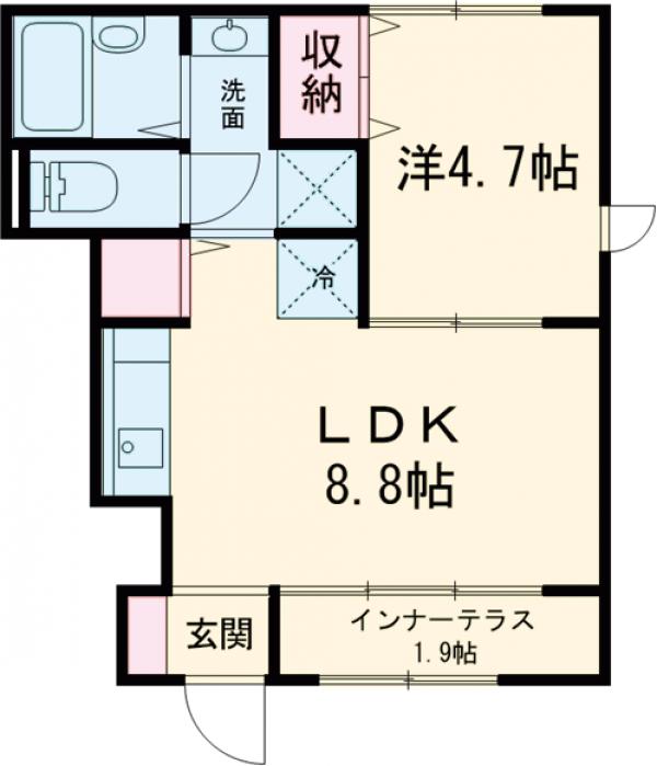 グランフェリスの間取り