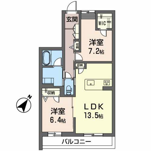 エクラシエ四ツ谷の間取り