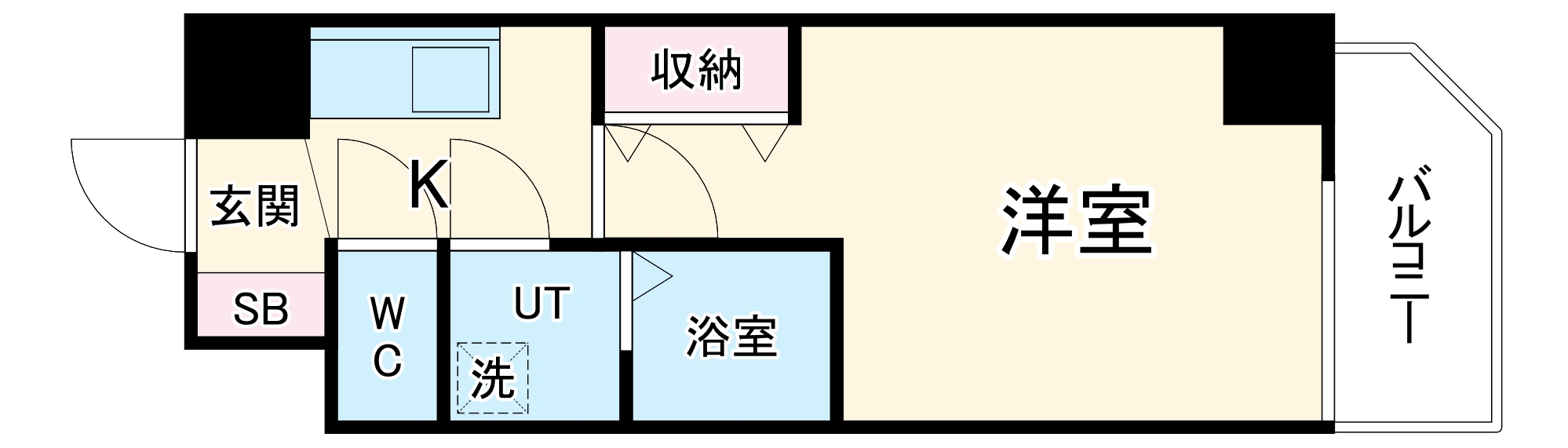 JP千船レジデンスの間取り