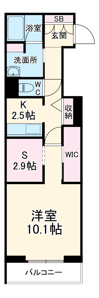 ルーチェ Ⅶの間取り