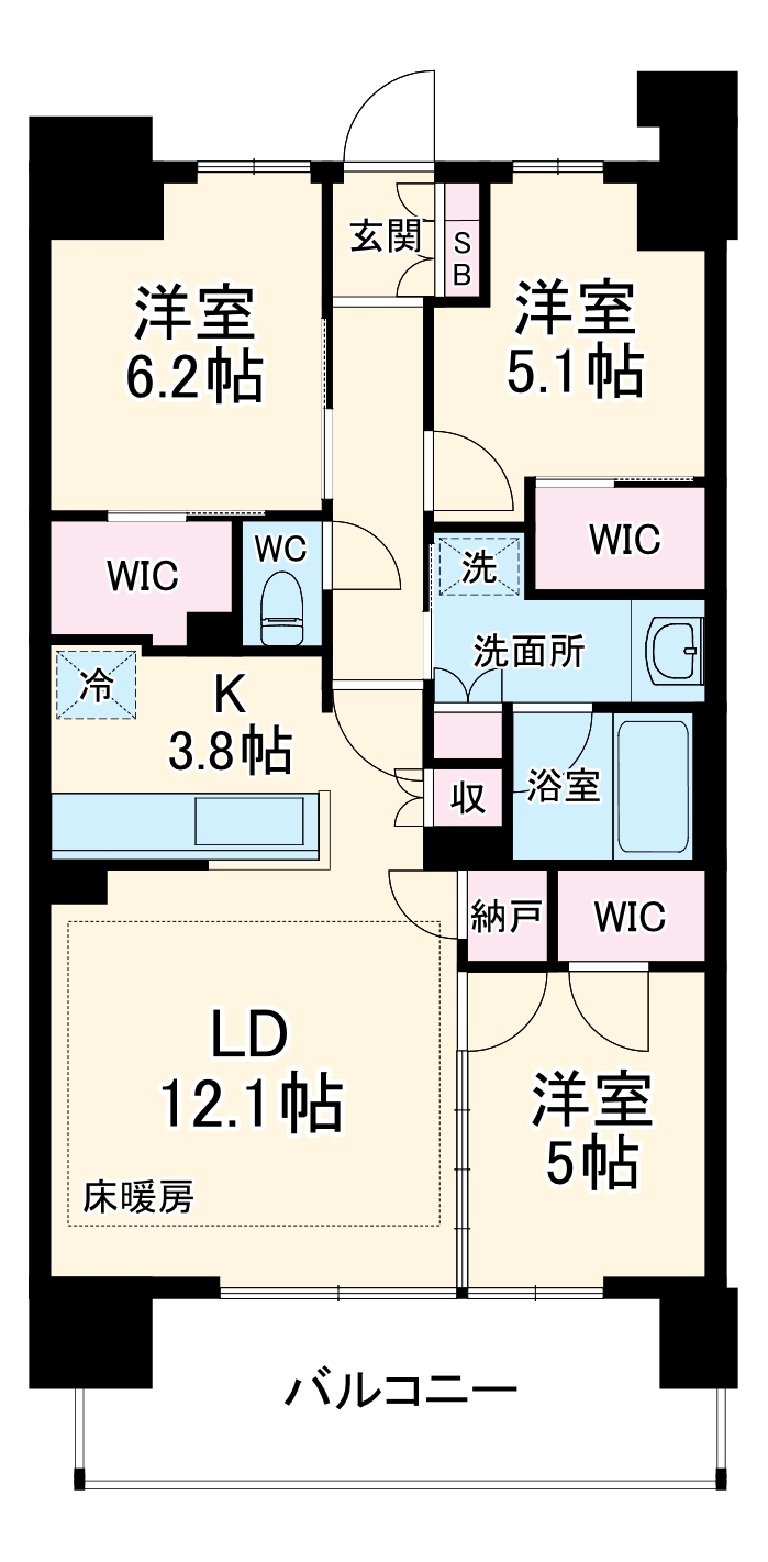 SHINTO CITYの間取り