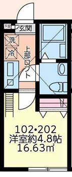 プラナス日吉Ⅲの間取り