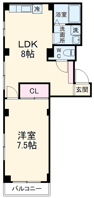 シャトーボワの間取り