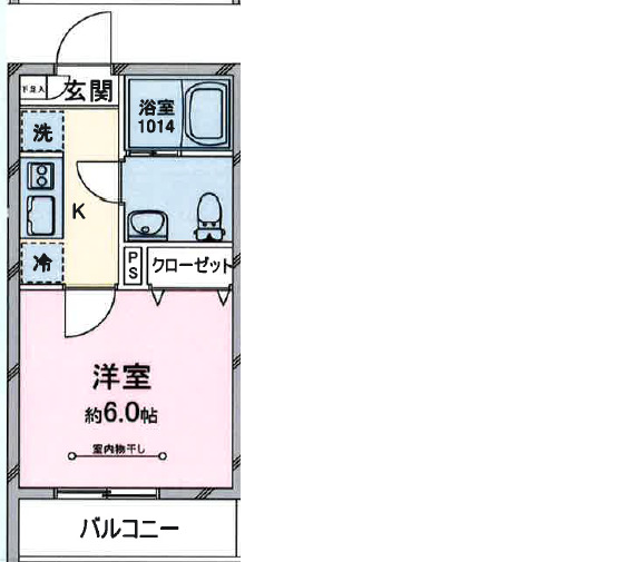 パル川越の間取り